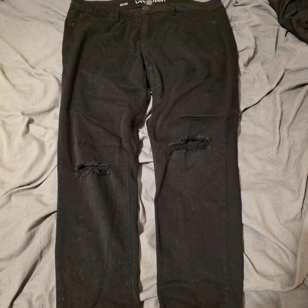 Lane Bryant Black Denim Jeans